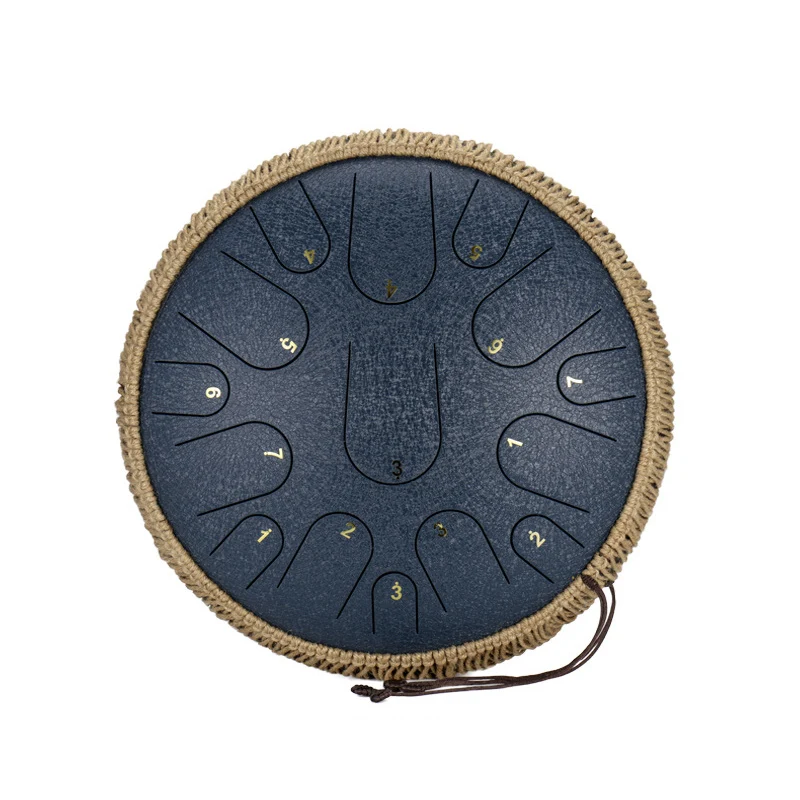 14 Inch 15‑Note Multi‑Color Steel‑Titanium Tongue Drum Percussion Instrument For Yoga Meditation Sound Healing Stage Performance