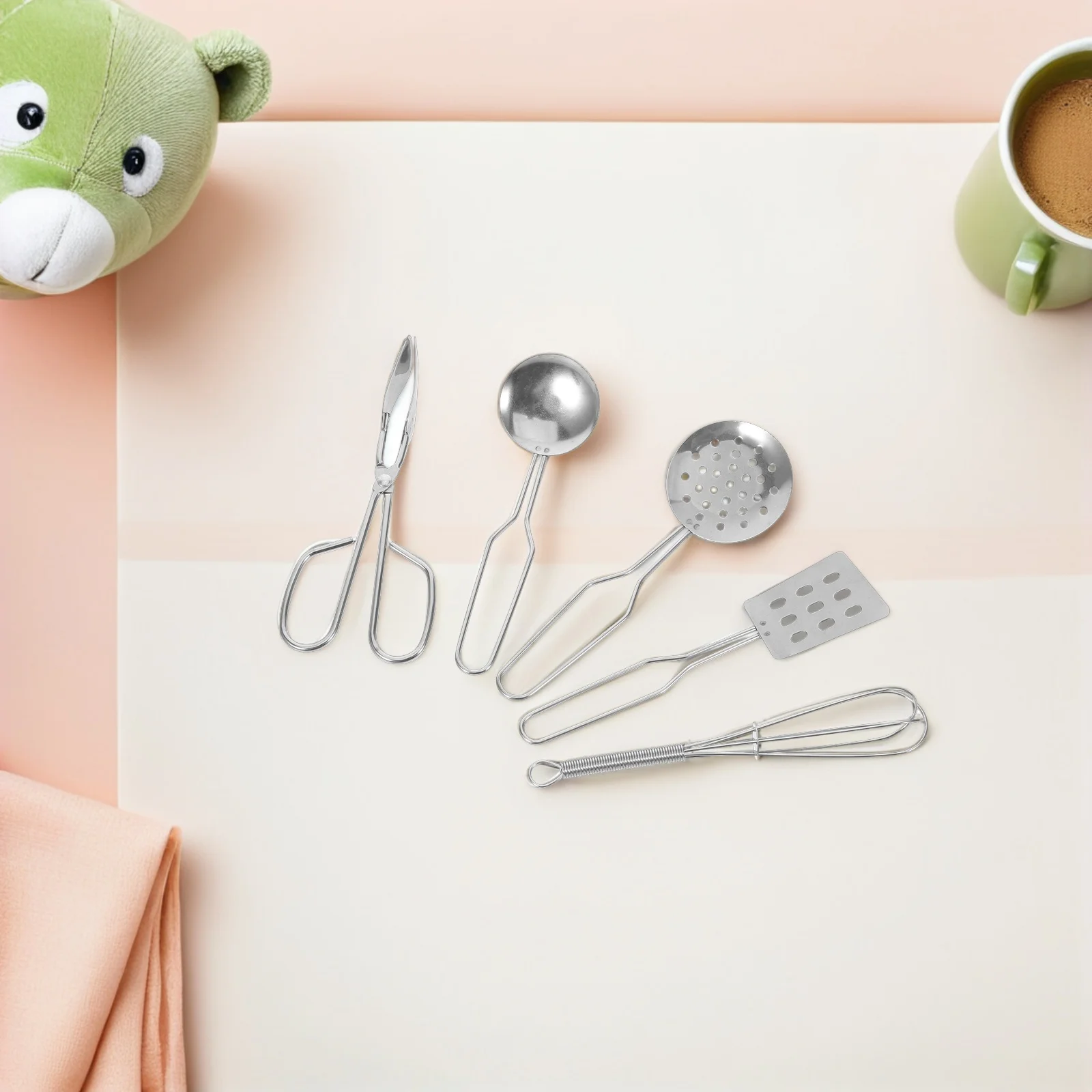 

1 set Kids Kitchen Toys Set Children's Cooking Utensils Playset Mini Cookware Pretend Interactive Toy Games Roleplay