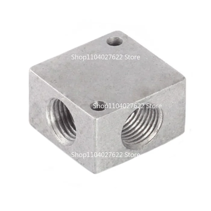 

Suitable for pipeline four-way, aluminum, vacuum equipment, pipeline installation 1/4 BSP