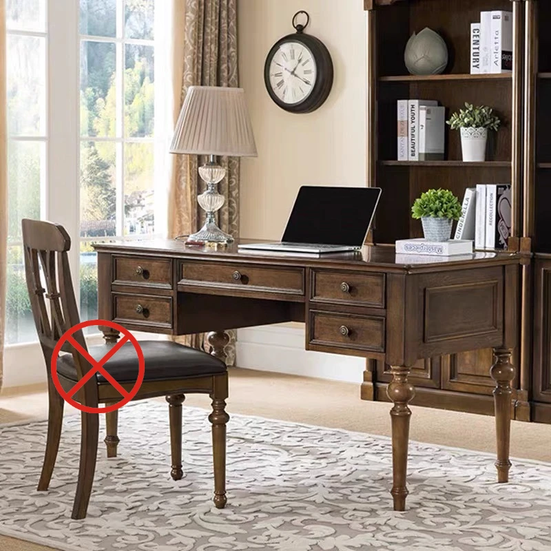 Retro Writing Office Desks Desktop Computer American Style Office Desks Exquisite Fashionable Furniture Mesa De Trabalho YS40CC