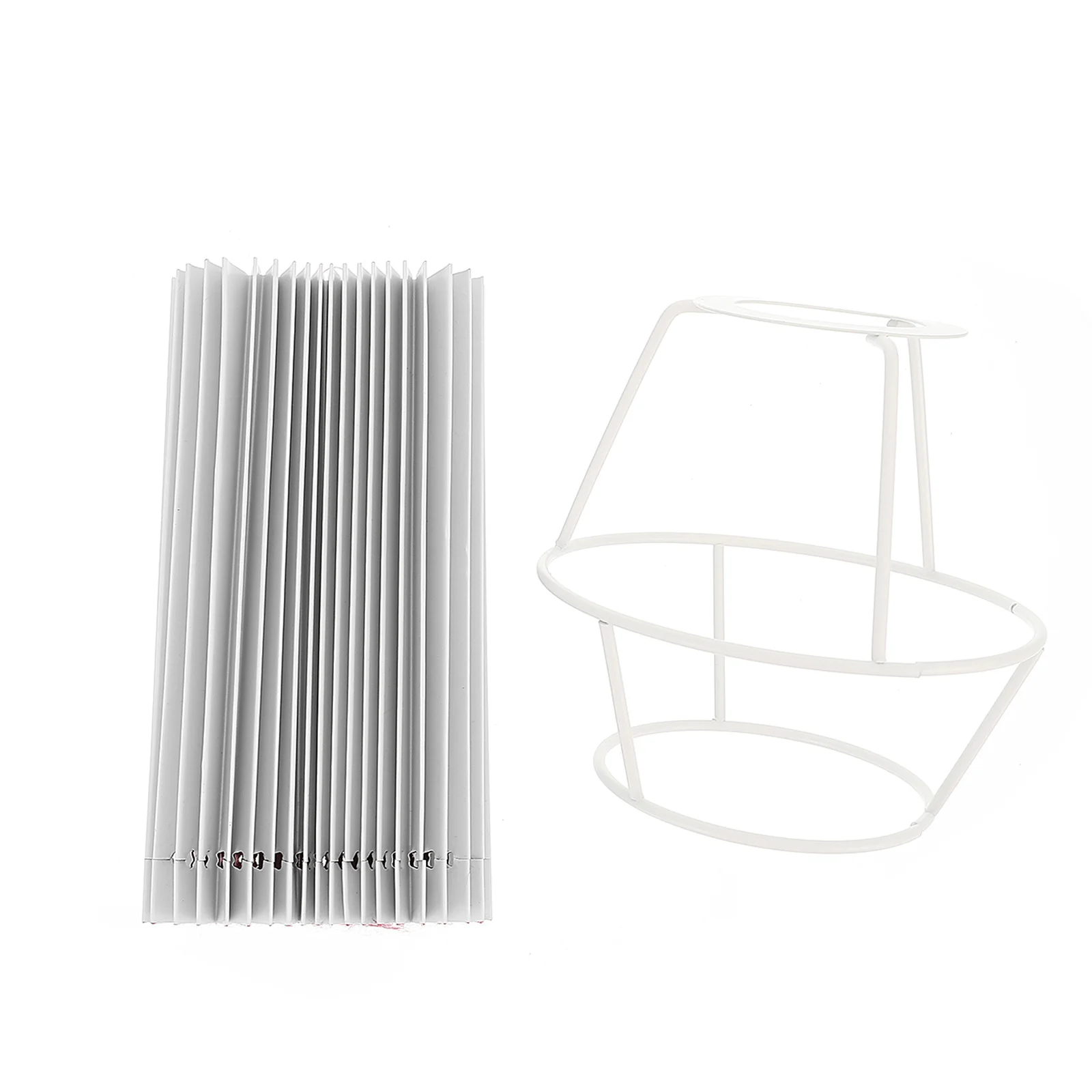 

1Pcs Modern Cloth Craft Lampshade Pleated Design Table Light Cover Decorative Lamp Accessory Bedside Lamp Cover