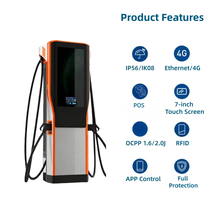 YIXINDIAN DC Fast Charger for Electric Cars 240kW 320kW 360kW 400kW Charger Solutions Supplier  CCS1/CCS2/CHAdeMO/GBT High Power