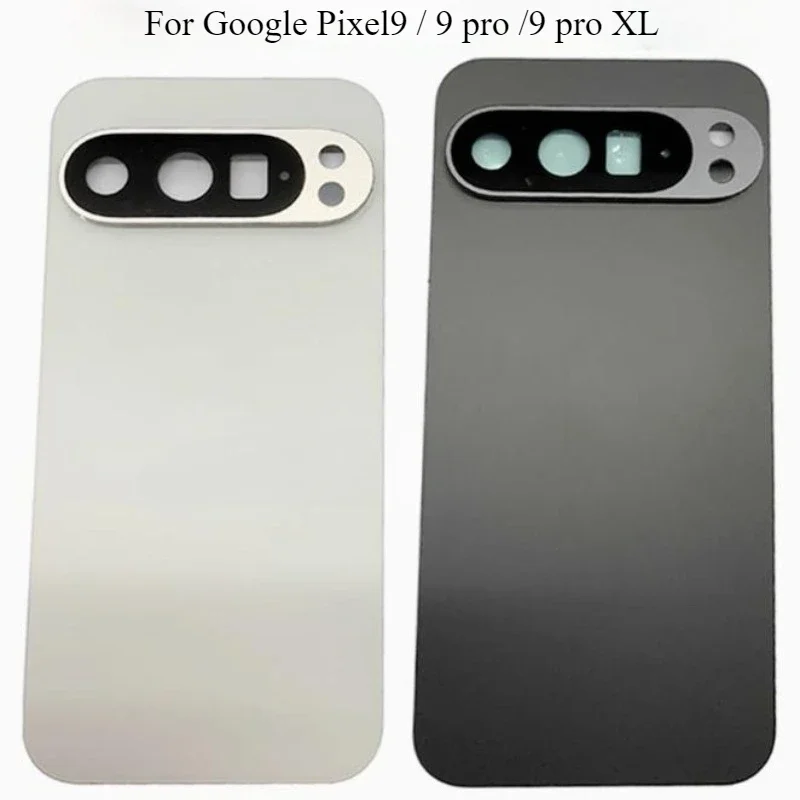 For Google Pixel 9 pro XL 9pro Back Glass Cover Case Replacement Rear Housing Case Rear replacement parts With lenses