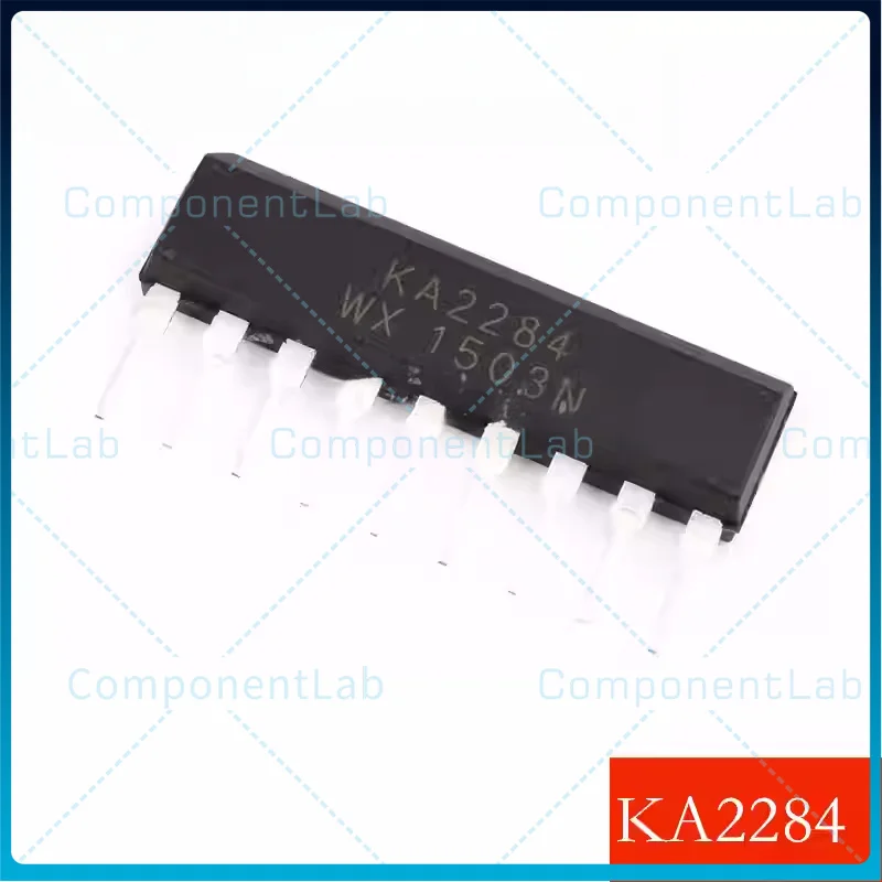 50-100pcs Straight-in KA2284 2284 ZIP9 SIP9 AC/DC level indicator 5-point LED level meter driver