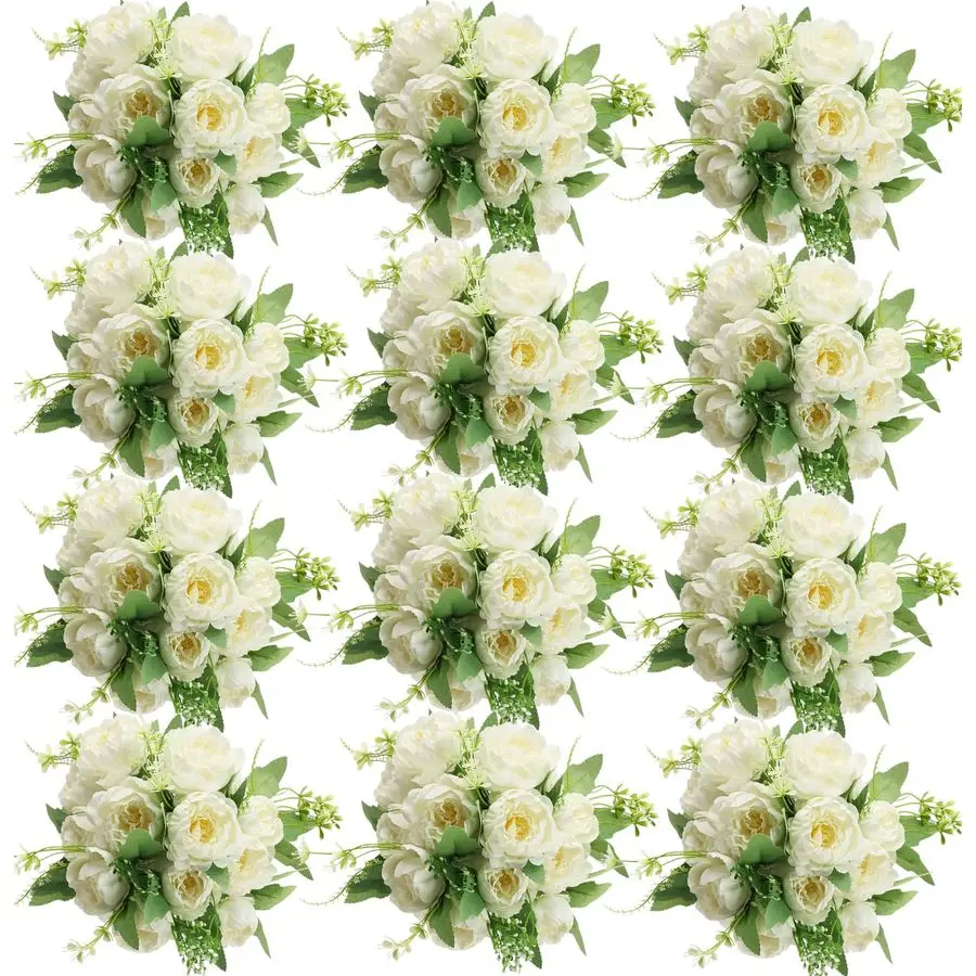 

Bundles Peonies Artificial Flowers Artificial Peonies Silk Flowers Fake Peonies Artificial Flowers Wedding Home Table Decoration