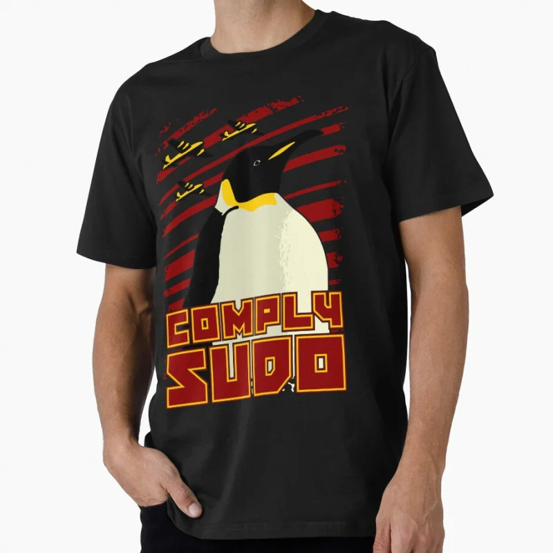 

Comply SUDO rm -rf funny Gift t shirt Software Engineer Graphic clothes Developer humor Large size Tops S-6XL 100% cotton Tee