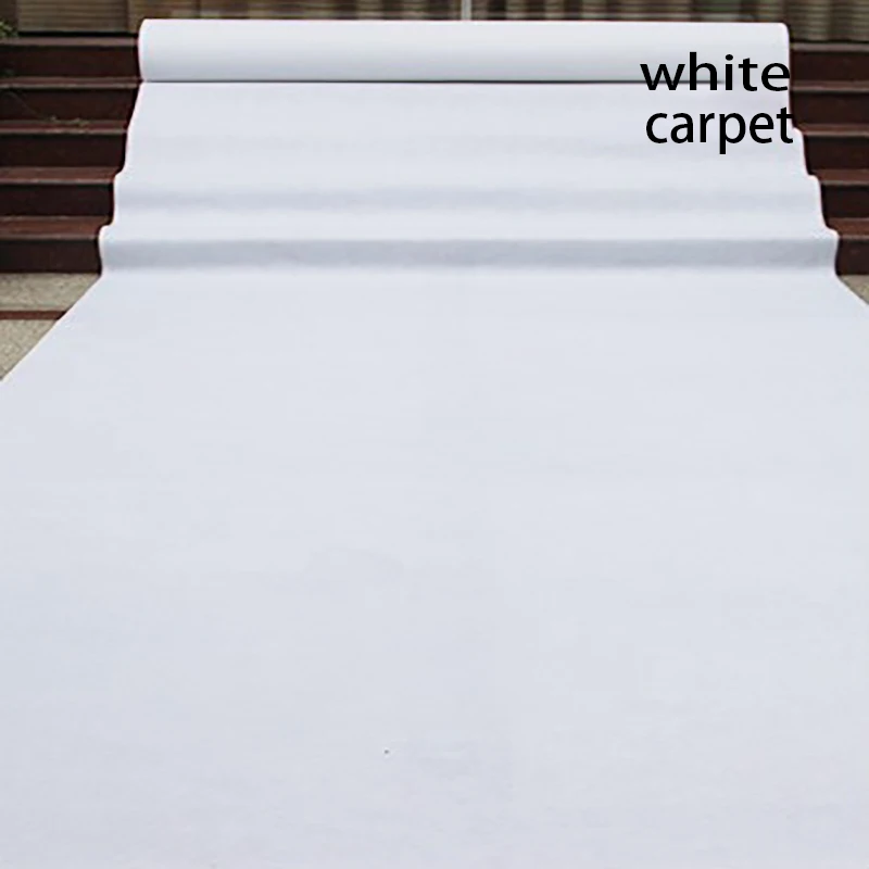 Red Wedding Carpet Green White Rug Blanket Exhibition Carpets Disposable Corridor Stairs Hallway Rugs Home Textiles 3M 5M 6M 8M