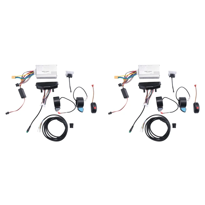 2X 36V 350W Electric Scooter Controller Brushless Motor+Light Full Kit For Kugoo Kirin S8 Pro Electric Scooter E-Bike