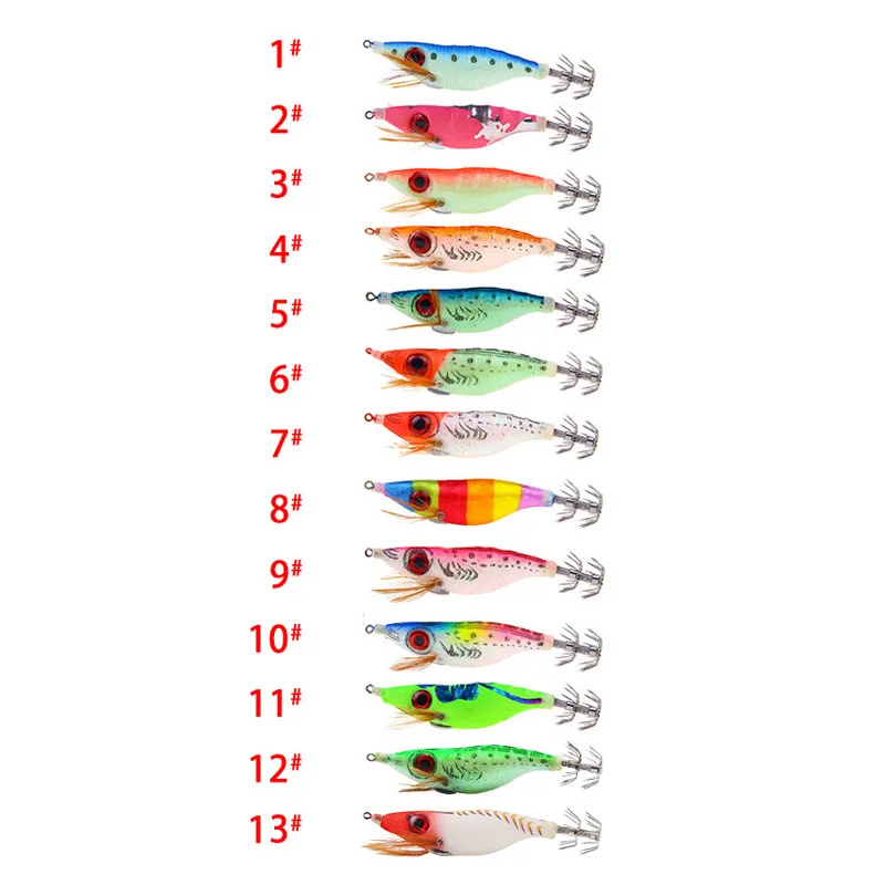Señuelo luminoso de calamar swimbait para pesca de atún nocturna - imagen 3