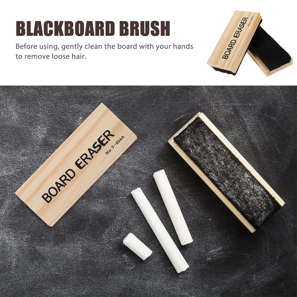 4 قطعة محايات السبورة الخشبية المصنوعة من الخيزران ممحاة الطباشير للسبورات الفصول الدراسية والمكاتب ممحاة السبورة الممحاة الجافة #6