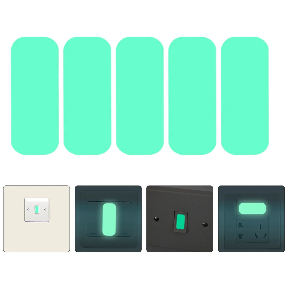 Luminous Switch Stickers Home Decor Decorate Nursery Pvc Decal Noctilucent Labels