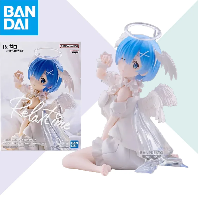 

BANDAI Genuine Banpresto Re: Zero Starting Life in Another World Rem Relax Time Sweet Angel Anime Figures Collection Model Toy