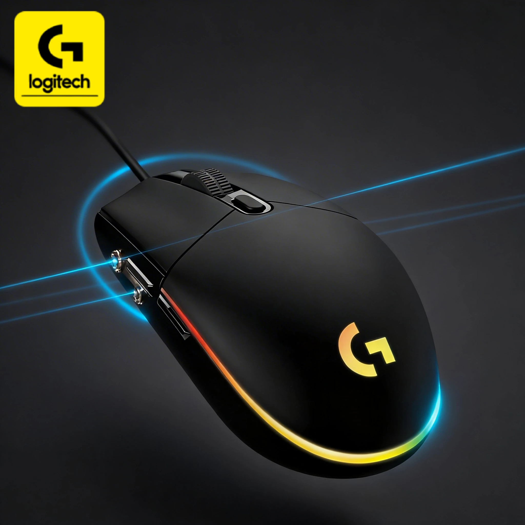 

Проводные RGB-мыши Logitech G102/G203/G402 с оптическим сенсором 8000 DPI и 6 программируемыми кнопками