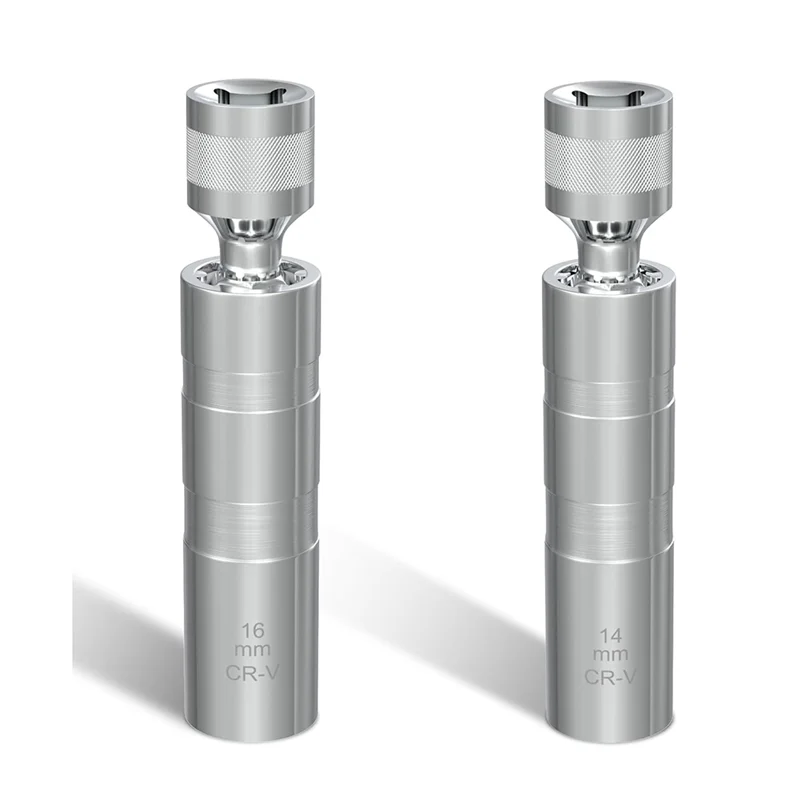 WHYY-jeu de douilles à paroi mince 3/8 ", outil de retrait de douille de bougie d'allumage à 12 points, pour la plupart des modèles de voitures