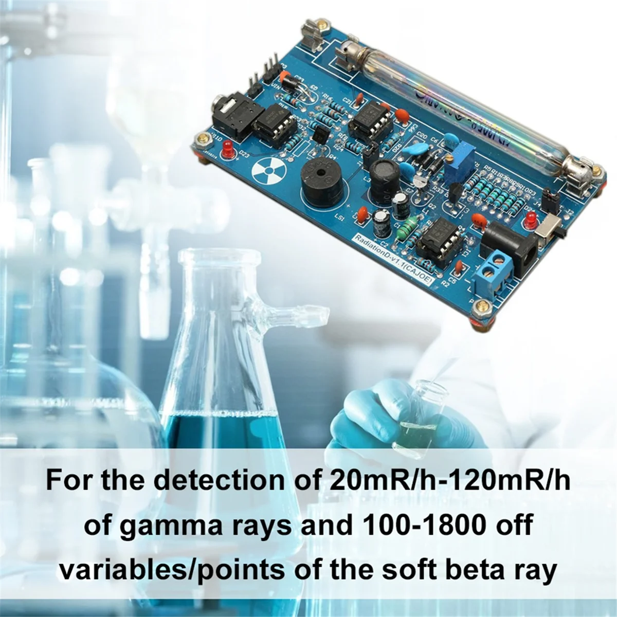 

AB01 DIY Assembled Geiger Counters Kit Geiger Counter Module Nuclear Radiation Detector