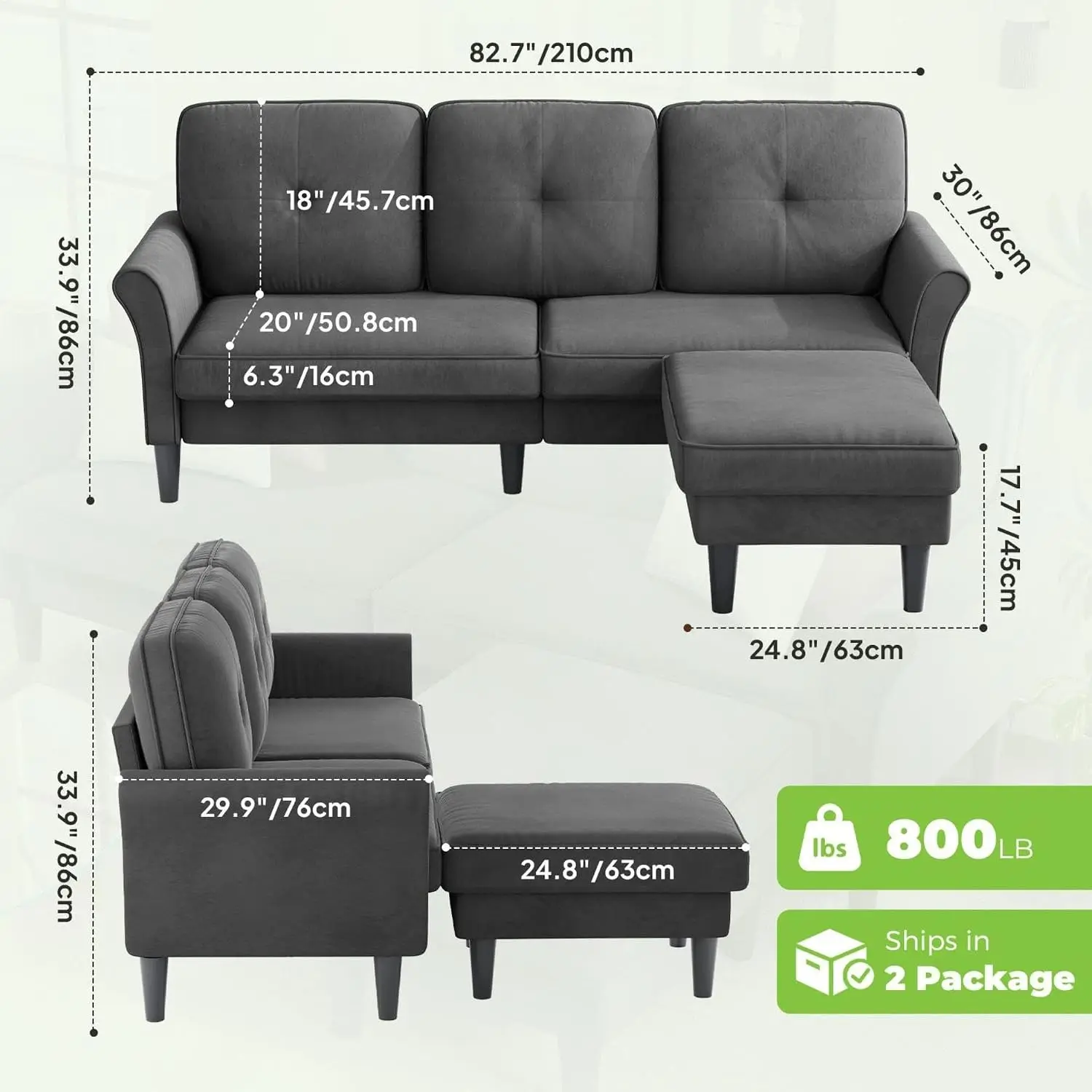 Sectional Couches for Living Room, 83