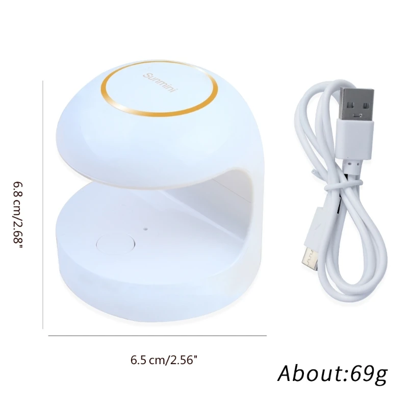 Q1QD Sạc USB Đèn LED sơn móng tay UV, Máy sấy móng tay dạng gel Lan cho sơn móng tay dạng gel