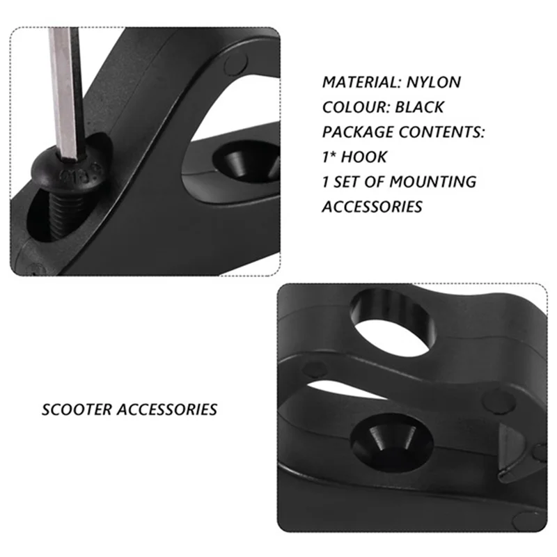 

Simple Electric Scooter Front Hook Hanger Helmet Pocket Claws Scooter Replacement Parts Accessories For Xiaomi Mijia M365 Pro