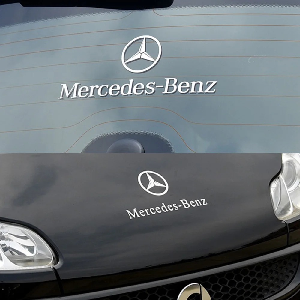 1 pcs Car Rear Windshield sticker For Mercedes Benz AMG G SL GL W203 W204 W126 W140 W168 W169 W176 W177 W205 W212 W213 W220 W221