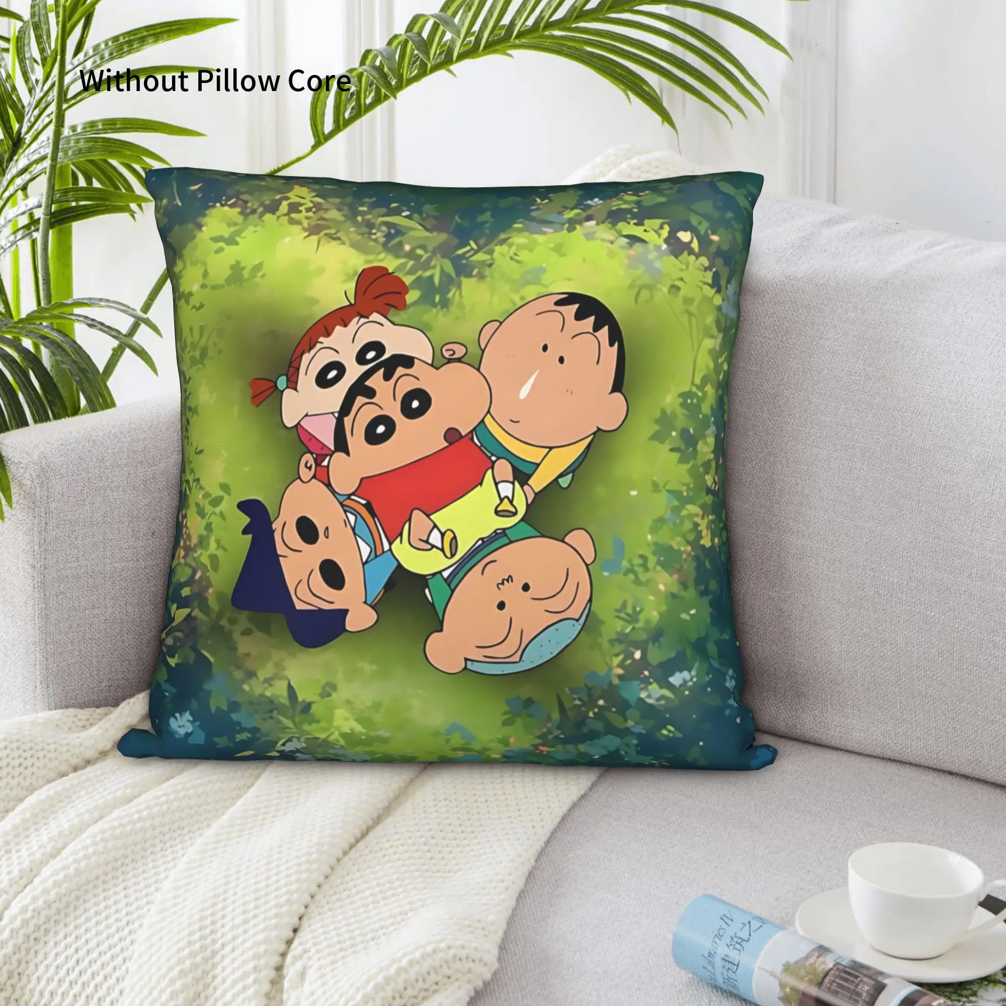 1PC Crayon S Shin chan Pillow Case Home Decor Items Double-Sided Printing  Sofa Cushion Bedroom Bedside Pillow
