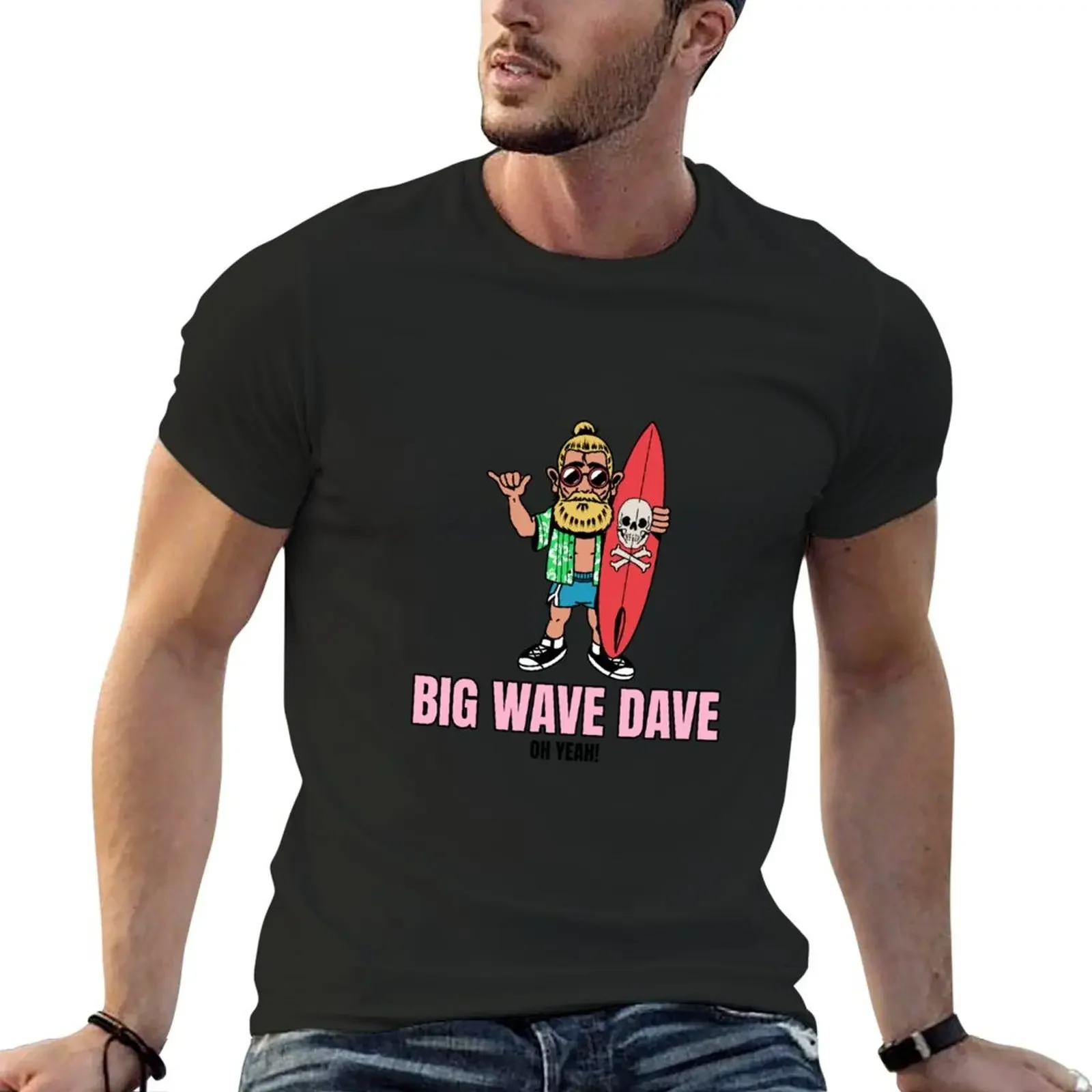 Big Wave Dave Surfer T-Shirt cute tops boys animal print mens t shirt