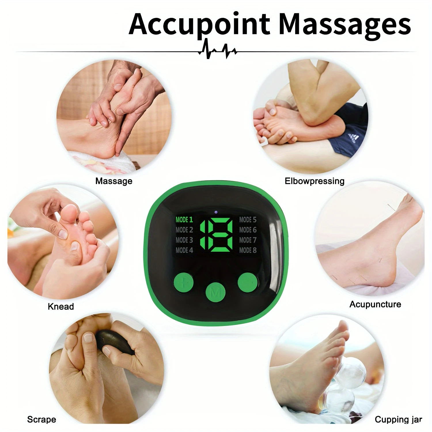 Массажер для ног, складной электронный массажер для ног и и икр, массаж ног