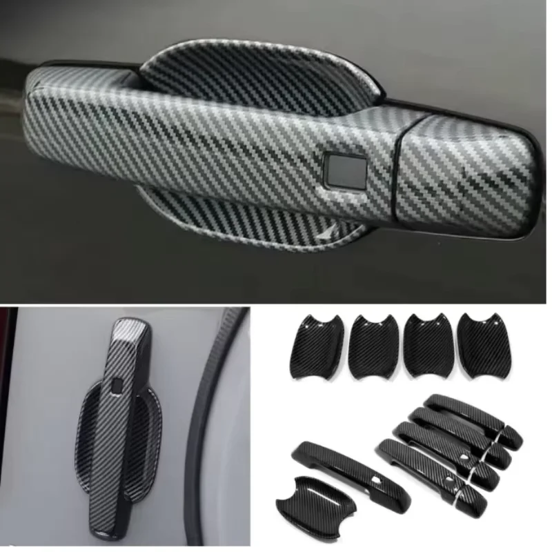 For Great Wall GWM Tank 300 Tank300 2021-2023 Door Handle Cover Bowl Glossy Black Auto Stickers Car Styling Exterior Accessories