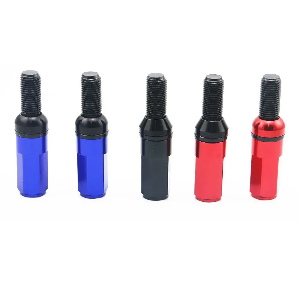 Description Report Item  7075 forged wheel aluminum cover screw          Model thread: M14*1.5          Color: black/red/blue