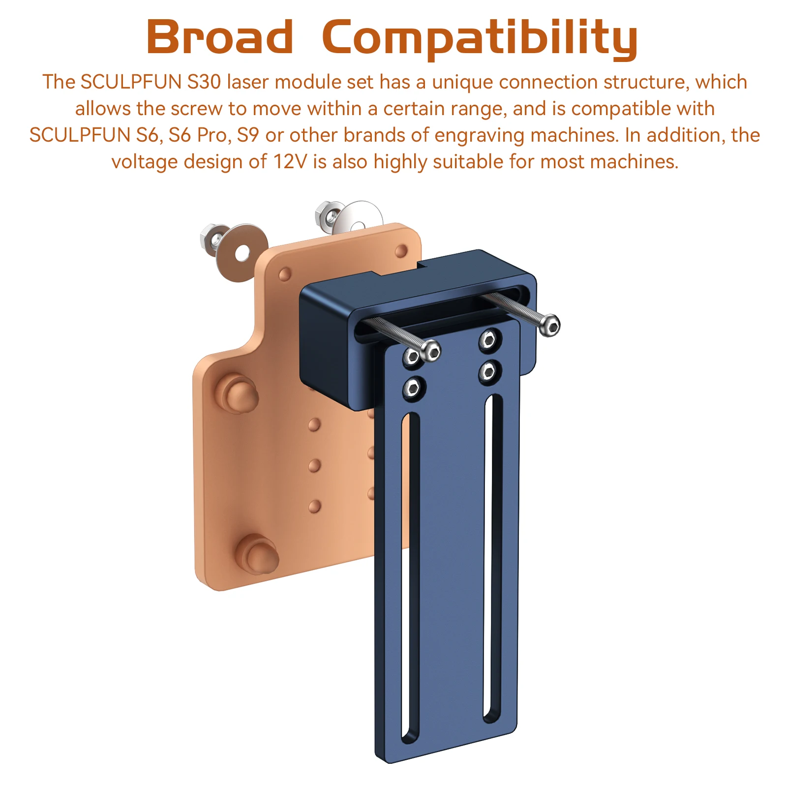 SCULPFUN S30 Pro 10W Interchangeable Lens Laser Module Plastic Leather Wood Acrylic Laser Cutting Engraving Machine Module