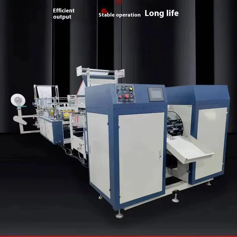 

Drawstring Bundle Bag Thread Rope Garbage Bag Making Machine 800 Type Fully Automatic Plastic Bag Handbag Making