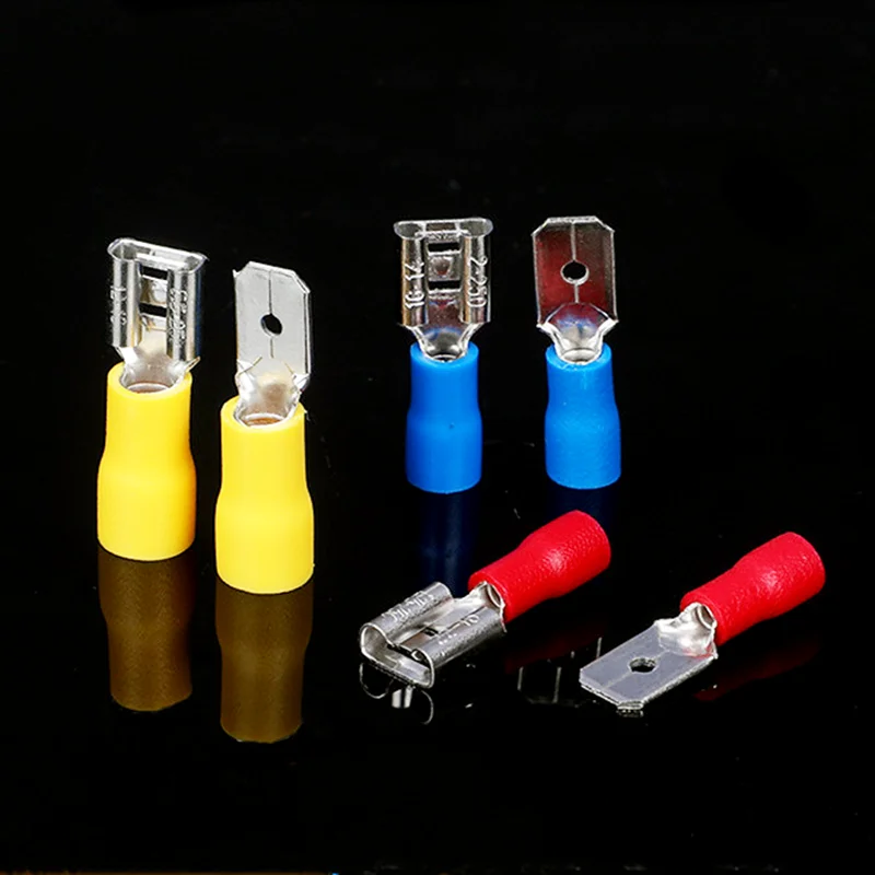 20pcs FDD MDD Female Male Insulated Electrical Crimp Terminal for 1.5-2.5mm2 Cable Wire Connector