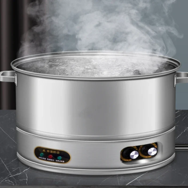 ใหม่ไฟฟ้า Steamer Commercial Super ขนาดใหญ่อาหารเช้าร้านอาหารปกตินึ่งร้านอาหารไอน้ําไฟฟ้า