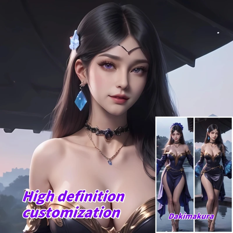 

Dakimakura Anime Pillow Case Beautiful Girl Double-sided Print Of Life-size Body Pillowcase Gifts Can be Customized