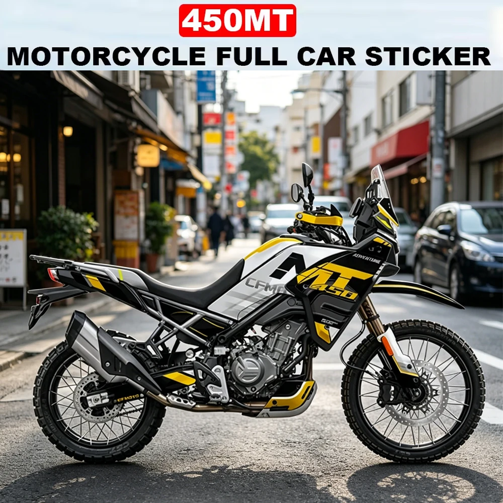FOR CFMOTO 450MT Custom Full Stickers Waterproof Anti-Scratch Motorcycle Fairing Decals Scratch Repair Upgrade Decals