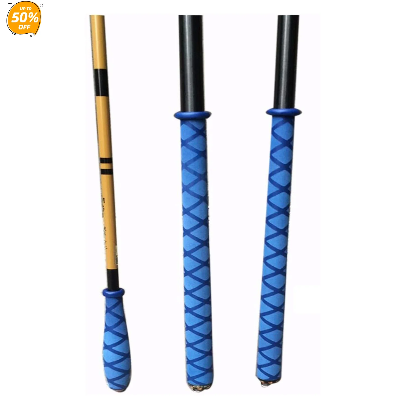 Heat-Shrinkable Tube X Tube Waterproof Wear-Resistant Insulation Length 1meter Diameter 40mm Horizontal Width 64mm Blue