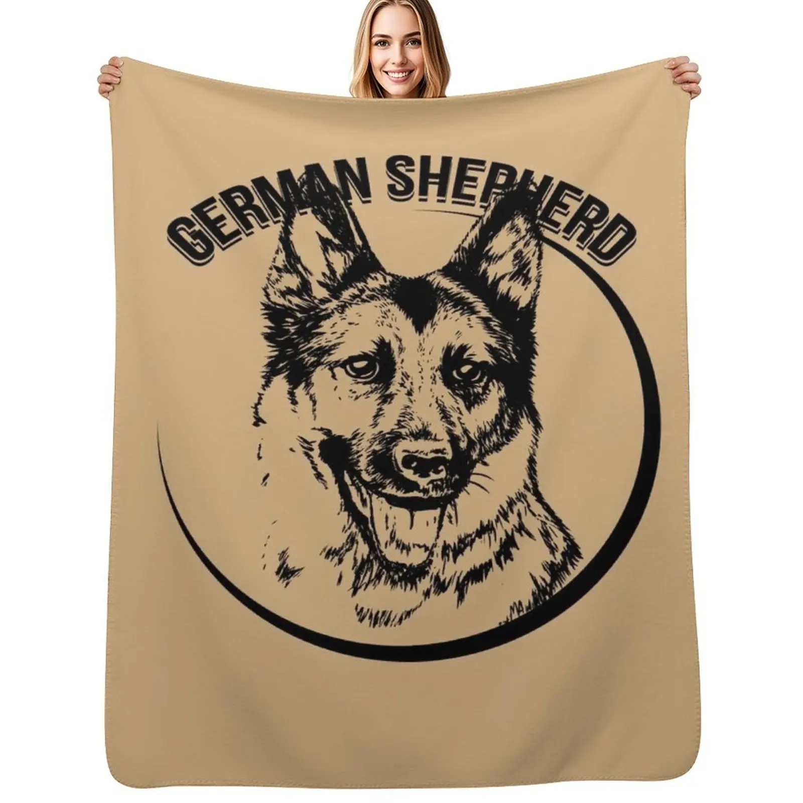 

German Shepherd Throw Blanket Comforter for babies Decorative Throw Blanket