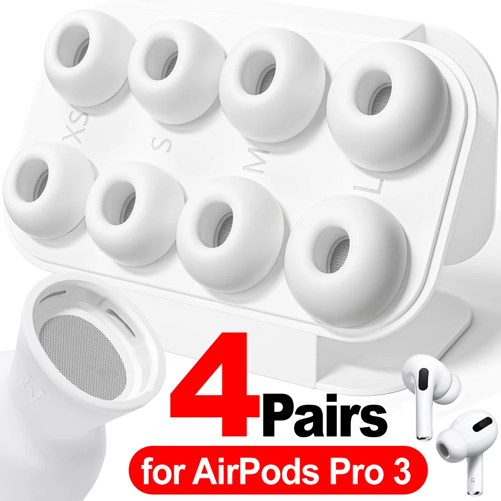 Non-Slip Silicone Ear Tips for AirPods Pro 3