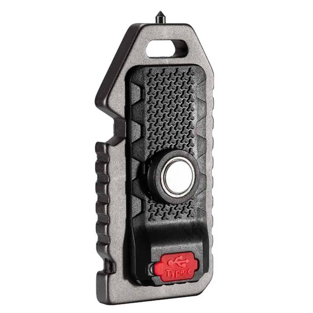 COB LED Mini LED Flashlight Super Bright 5 Modes Adjustable Keychain Flashlight Bottle Opener USB Rechargeable Emergency Torch