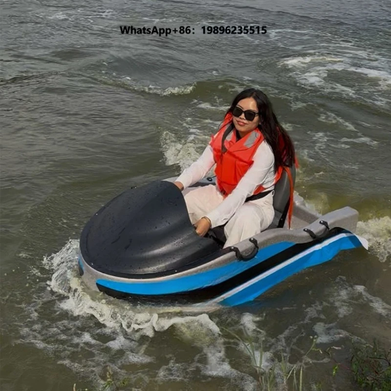 2026 new Wholesale Selling Jet Ski Boat 2 Stroke 1 Seat 170cm Length 50km/h Max Speed for Kids Adults