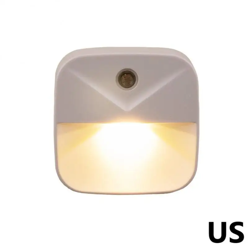 Night Light Kitchen Bedroom Wall Lamp 110v-220v Smart Motion Sensor Mini Not Dazzling Toilet Sensor Light Nightlight Warm White