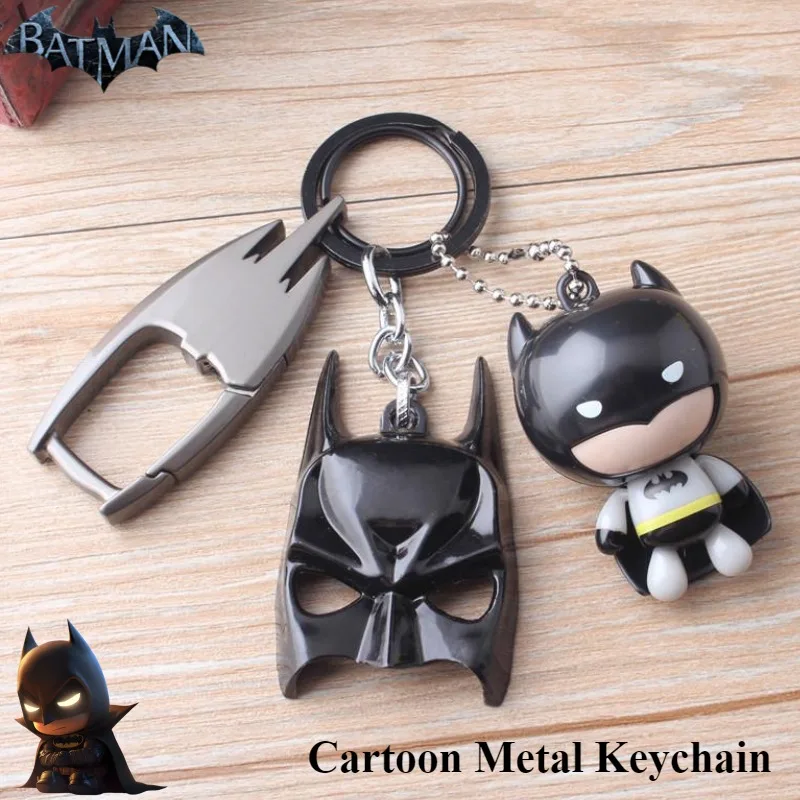 Beast Kingdom Batman Superman Películas periféricas Personalidad creativa Llavero de dibujos animados Colgante Mochila Accesorios al por mayor