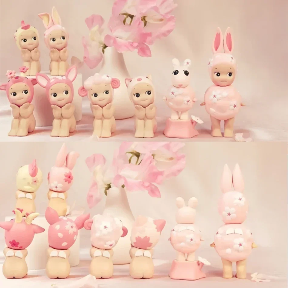 2025 حار بيع Sonnes الملائكة زهر الكرز سلسلة شخصيات كرتونية الحلي الدمى المشجعين الأطفال هدية عشوائية #6