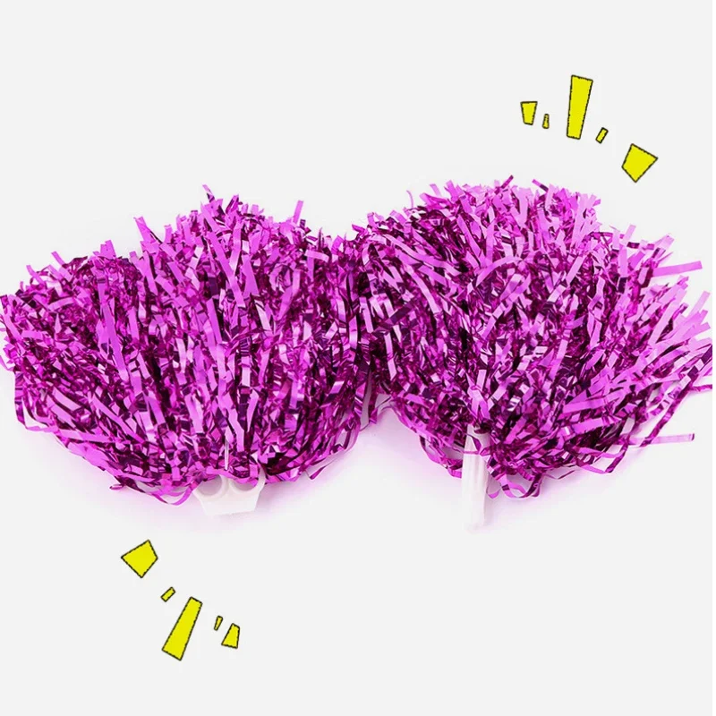 Huishoudelijke Feest Cheer Pom-Poms Baby Geslacht Onthullen Deco Baby Shower Bruiloft Verjaardag Decoratie Kleurrijk Handvat Vinger Type