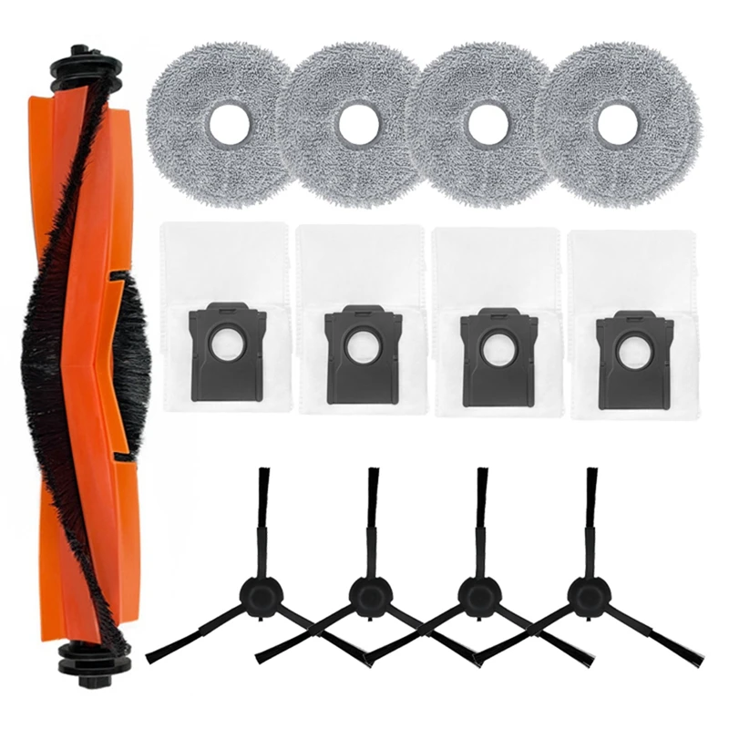 

For Dreame X30 Pro Robot Vacuums Main Side Brush Mop Cloths Rag Dust Bag Replacement Accessories