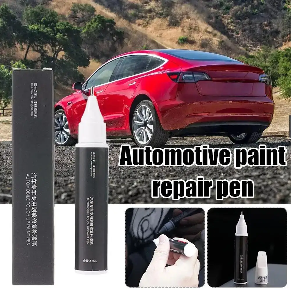 1PCS Paint pen for car scratch suitable for Tesla X/Y/SPaint Touch-up Pen Amber Gold U1M2