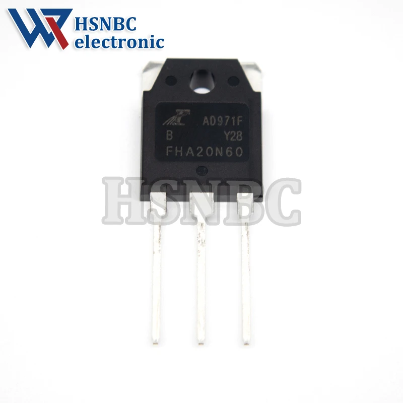 10 pièces/lot FHA20N60 20N60 FHA20N60B TO-3P 600V 20A MOSFET transistor de puissance à canal N 100% nouveau Original