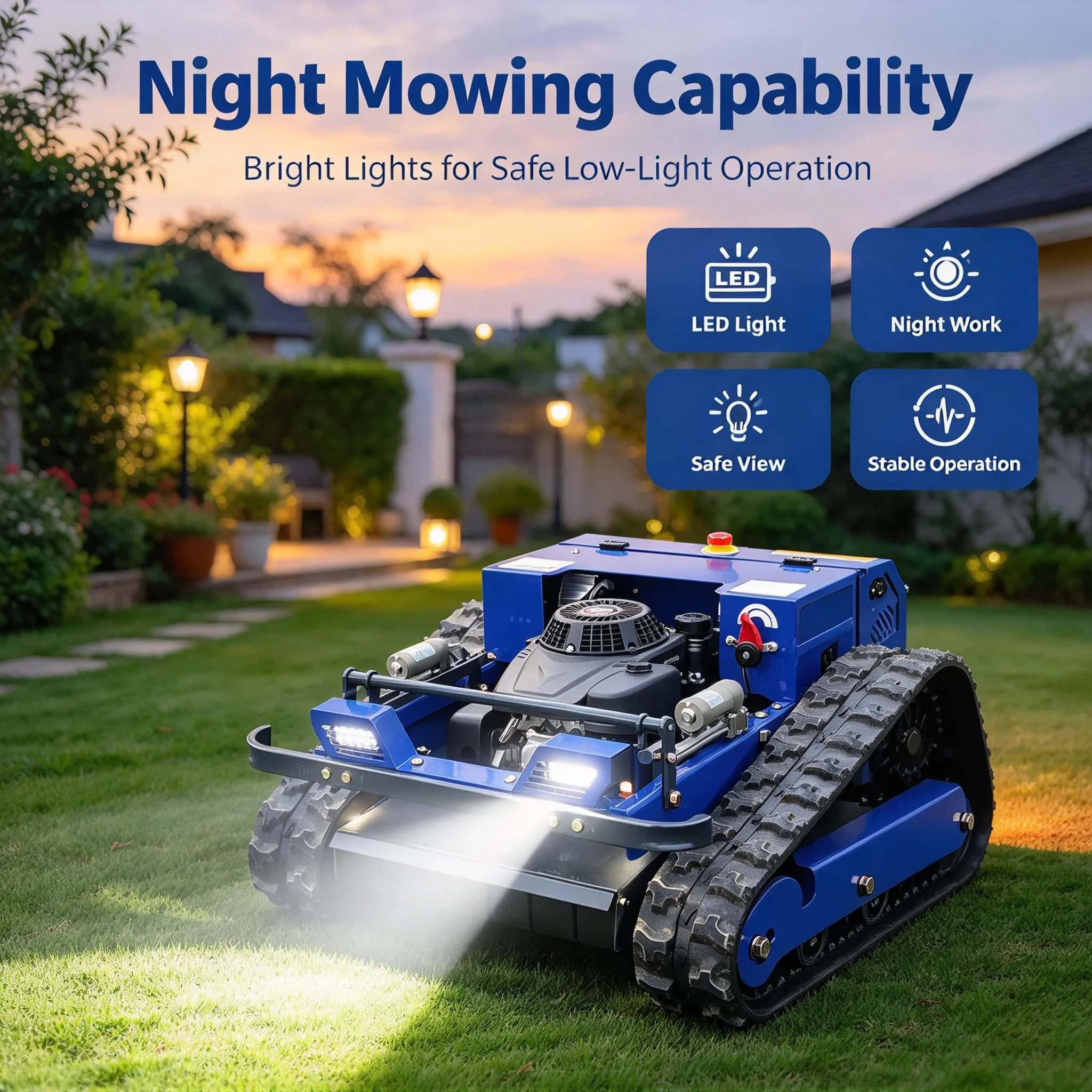 Customized robot lawn mower remote  wire free intelligent automatic garden mower cordless electric grass cutter smart control