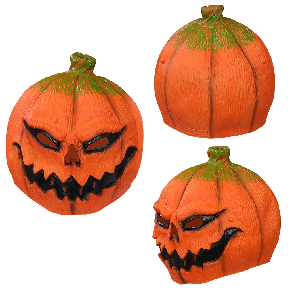 Máscara de calabaza de Halloween para adultos, máscaras de látex para adultos, casco para mascarada, accesorios para fiesta de disfraces de Halloween, 2023