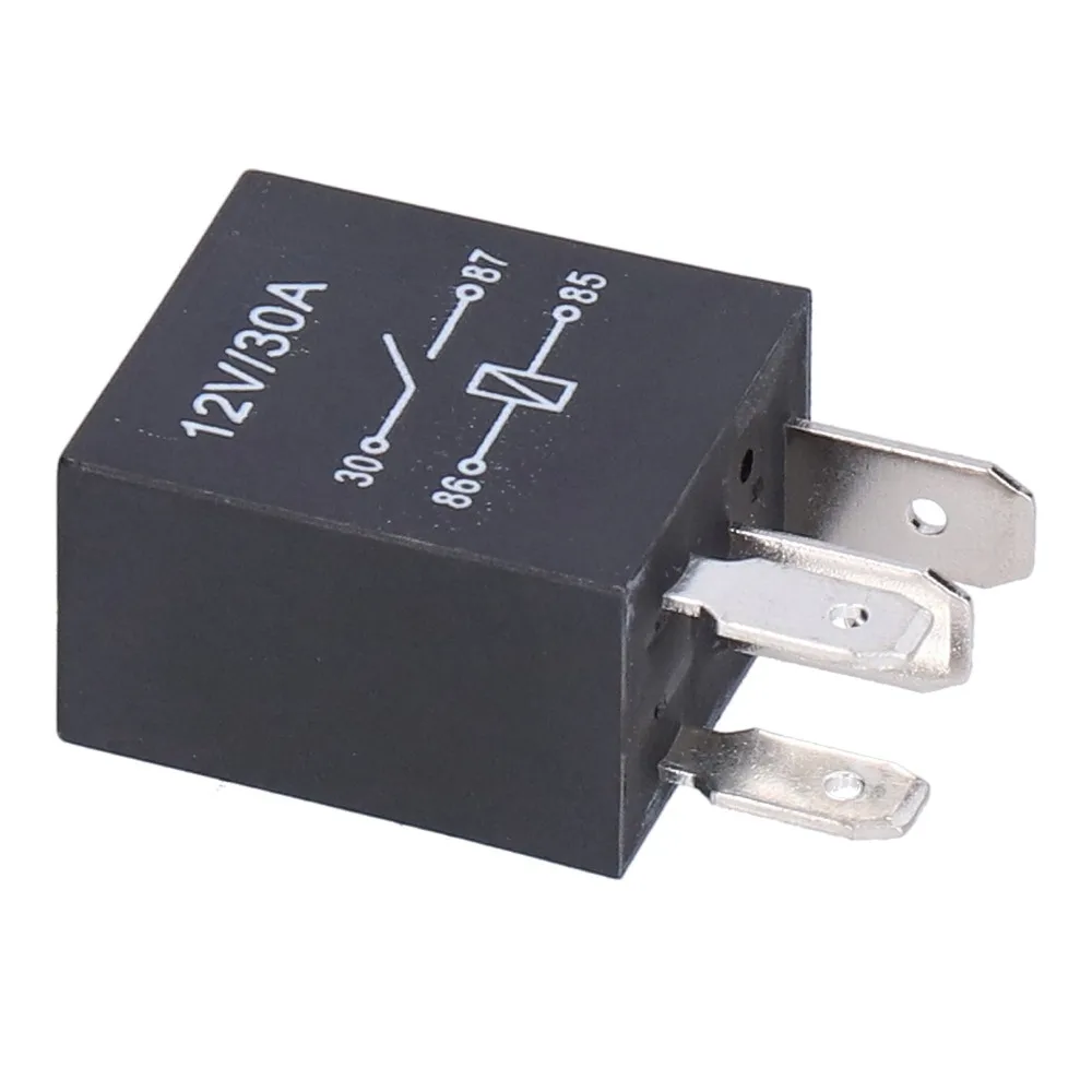 10 Pcs Relay Kit 4 Pin/5Pin Violet Relay 12V 30A 36.6*23*15.5mm Car Relay Automobile Relay Fog Lamp Application