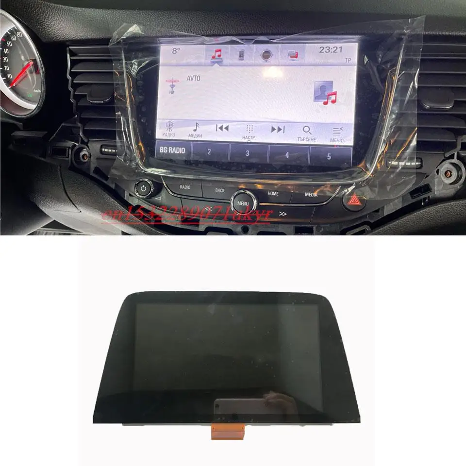 Original 8'' for OPEL Astra k Replace Touch Screen With LCD Display LQ080Y5DZ10 For OPEL Vauxhall Car DVD GPS Navigation 2017 16